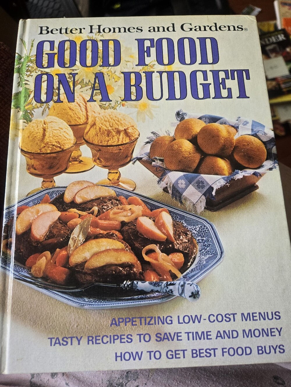 Vintage 1971 Better Homes and Gardens Good Food on a Budget Hardcover Cookbook